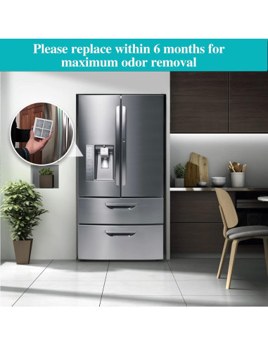 Filtro de Aire de Refrigerador SEISSO LT120F - 3 Paquetes Carbono