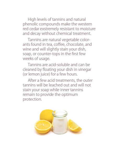 Plato de Jabón de Cedro L'Olivier Naturals 11.7x8.6 cm