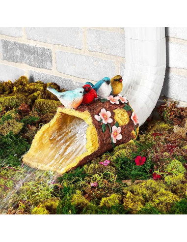 Cubierta de desagüe de resina The Lakeside Pájaro 21.3x16.5cm