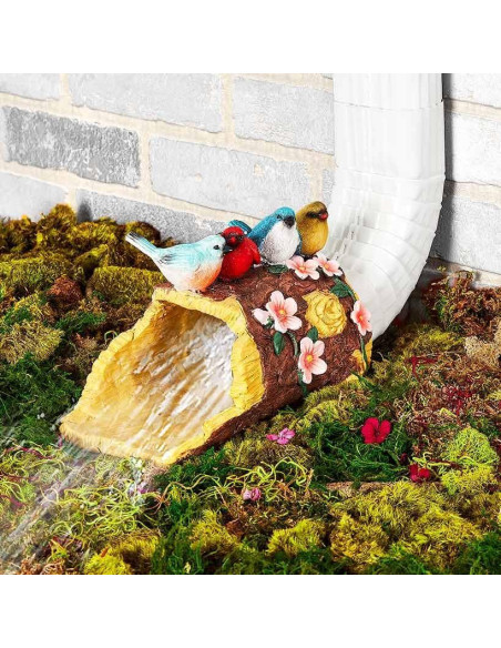 Cubierta de desagüe de resina The Lakeside Pájaro 21.3x16.5cm