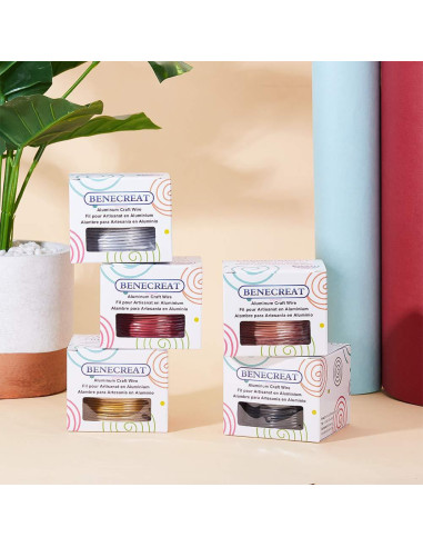 Alambre de Joyería BENECREAT 12 Gauge Negro 30m Mate