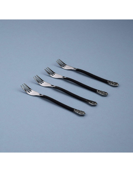 Conjunto de Tenedores de Cóctel Gourmet Settings 4 Piezas 14.6 cm