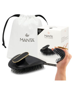 Cepillo Desenredante Manta Original Negro - Anti-Ruptura 12.5cm