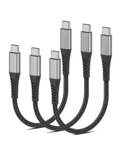 Cable USB C a USB C 15 cm Umefly - Carga Rápida 60W, Paquete de 3