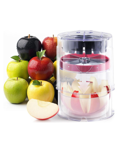 Cortador de Manzanas Newness 8 Rebanadas Acero Inoxidable 13 cm