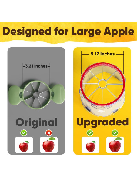 Cortador de Manzanas Newness 8 Rebanadas Acero Inoxidable 13 cm Cortador de Manzanas Newness 8 Rebanadas Acero Inoxidable 13 cm