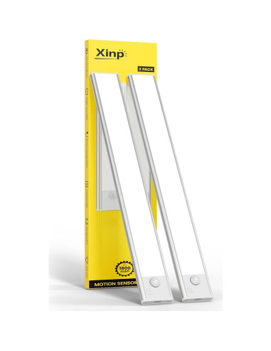 Luces LED Bajo Gabinete Xinp 20cm Recargables Sensor Movimiento