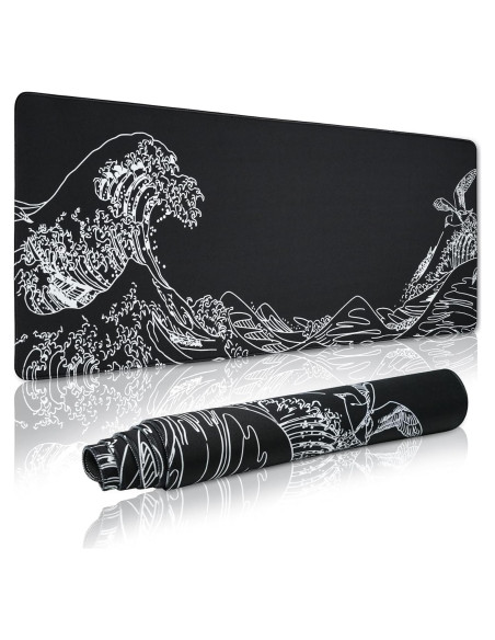 Alfombrilla de Ratón Grande GMKWTL Kanagawa 90x40 cm