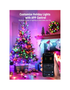 Luces de Hadas Inteligentes Brightown 10M 200LEDs Multicolor 2