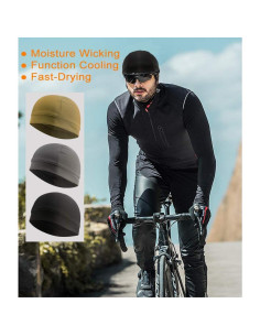 Paquete de 3 Gorras Enfriadoras Baku Silk para Ciclismo 2