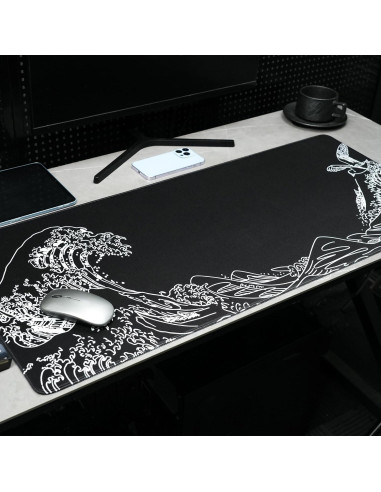 Alfombrilla de Ratón Grande GMKWTL Kanagawa 90x40 cm