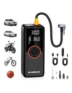 Compresor de Aire Portátil NEVERLAND 25000mAh 180PSI