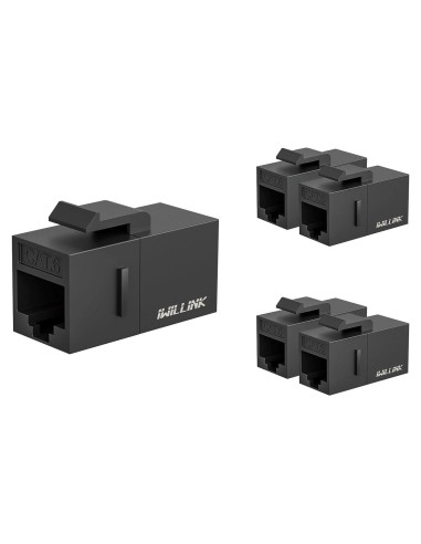 Acoplador Keystone RJ45 Cat6 Iwillink Hembra a Hembra 5-Pack