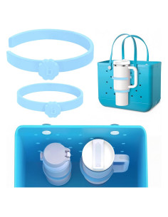 Soporte para Tazas Oudizz para Bogg Bag - Azul Bebé