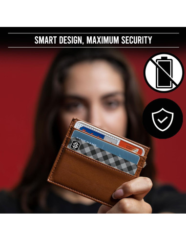 Tarjetas Bloqueadoras RFID Cryptid CS001 - 4 Unidades Cuadros Negros