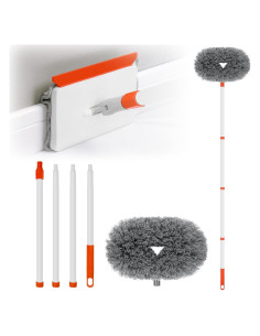 Herramienta de limpieza de zócalos y ventiladores Qaestfy 2 en 1