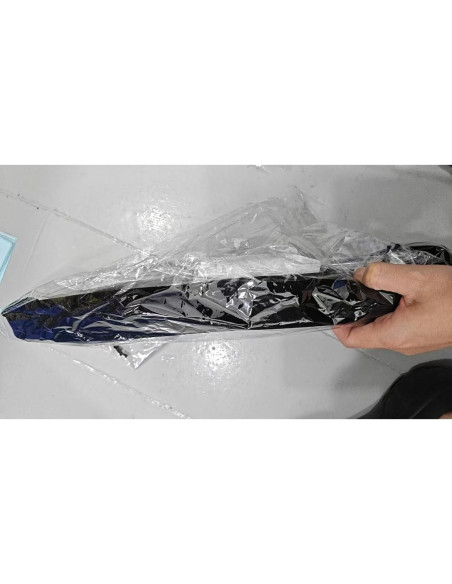 2 Piezas Abanicos de Mano HINGTAI Plegables para Baile Negro