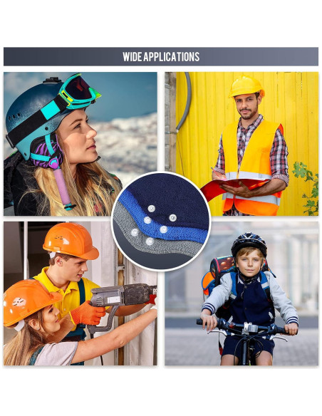 Banda de Sudor para Casco Funtery 12 Piezas Lavable