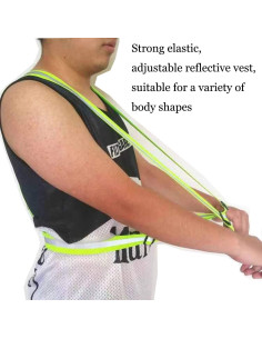 Chaleco Reflectante de Seguridad 2 Pcs - Alta Visibilidad Verde 2