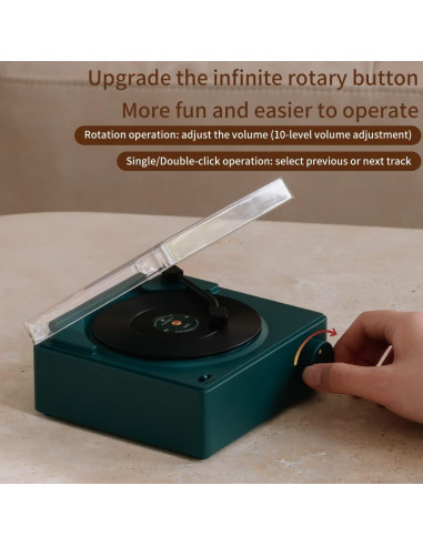 Altavoz Bluetooth Vintage KintiSun X11 Rosa 5W 10h Batería