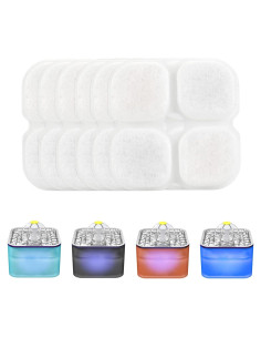 Filtros de Reemplazo para Fuente de Agua para Gatos Wonder Creature - Paquete de 6