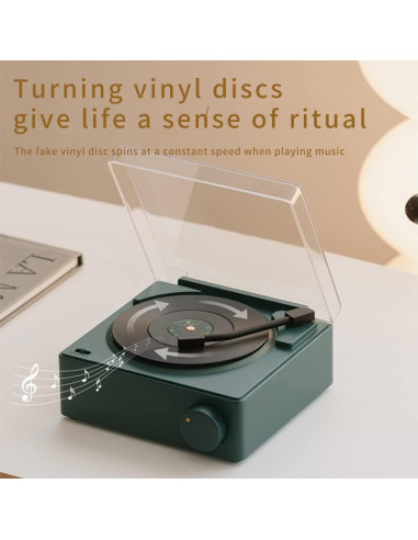 Altavoz Bluetooth Vintage KintiSun X11 Rosa 5W 10h Batería