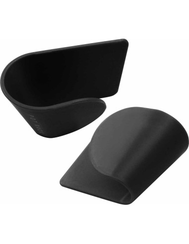 Organizador de Tapa de Olla Ajustable Kemcatui - 6 Pares Negro