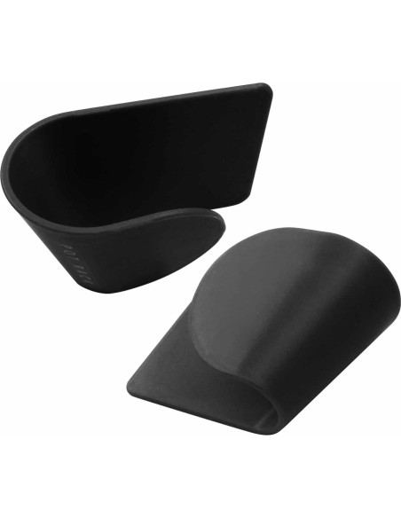 Organizador de Tapa de Olla Ajustable Kemcatui - 6 Pares Negro