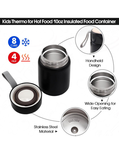 Bolsa de Almuerzo PainZieteg con Caja Bento y Termo 0.3L