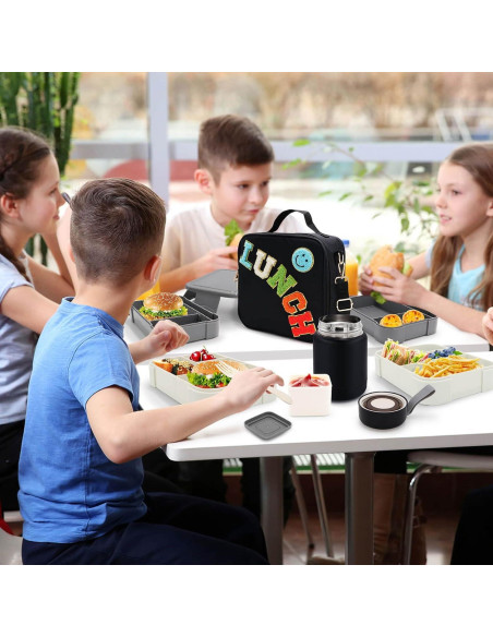Bolsa de Almuerzo PainZieteg con Caja Bento y Termo 0.3L