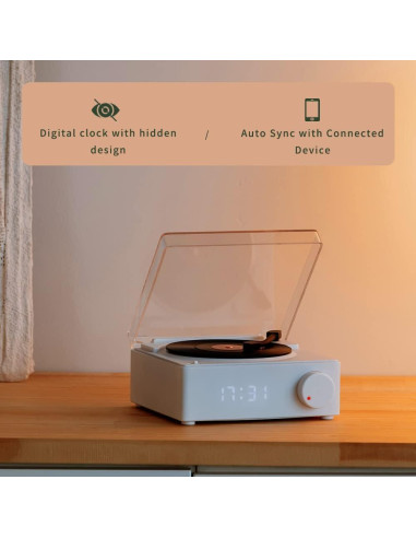 Altavoz Bluetooth Vintage KintiSun X11 Rosa 5W 10h Batería