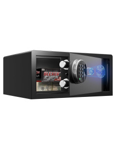 Caja Fuerte Biométrica Grimtron 1.13 Pies con Teclado LED