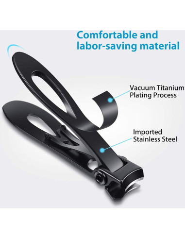 Cortauñas Sobredimensionados Mudder 2 Piezas Acero Inoxidable