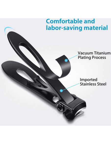 Cortauñas Sobredimensionados Mudder 2 Piezas Acero Inoxidable