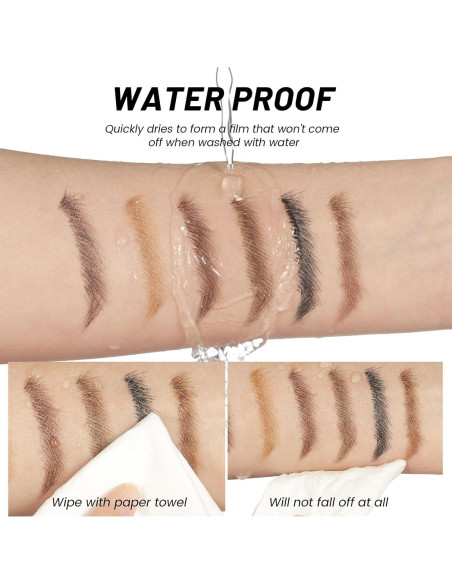 Lápiz de Cejas y Delineador 2 en 1 Pudaier Marrón Frío Lápiz de Cejas y Delineador 2 en 1 Pudaier Marrón Frío