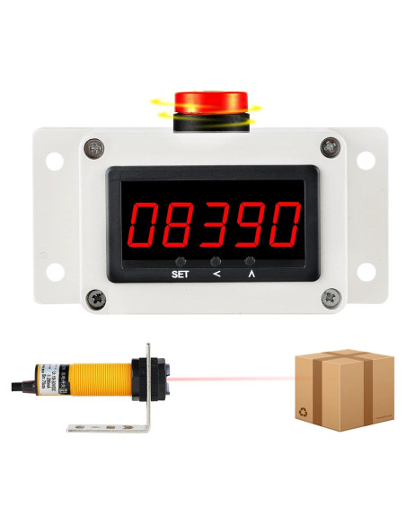 Contador LED Digital YMJOINMX hasta 99999 con Alarma y Sensor Infrarrojo