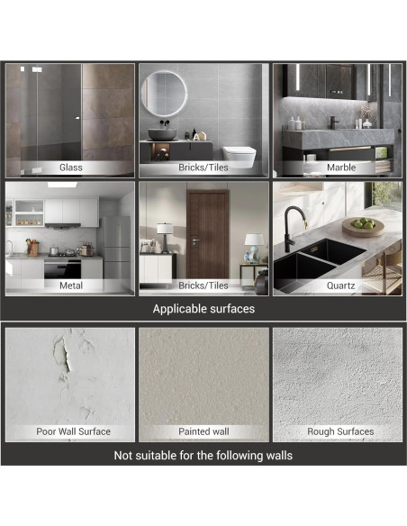 Ganchos Adhesivos Transparentes LGDNNYYY, 18 Piezas, 20kg