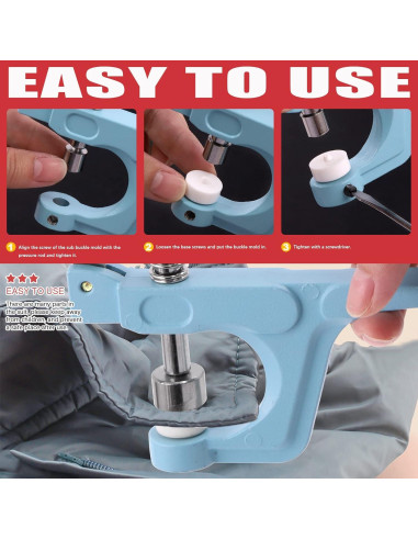 Kit de Broches de Cuero Hilitchi 103 Piezas 12.5mm Multicolor