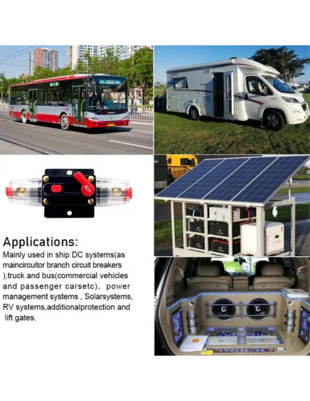 Disyuntor BEISUOS 30A Manual 12-48V DC Impermeable