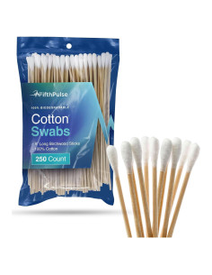 Bastones de Algodón Biodegradables FifthPulse - 50 Unidades 20.32 cm
