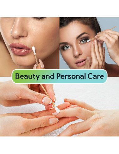 Bastones de Algodón Biodegradables FifthPulse - 50 Unidades 20.32 cm