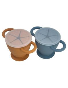Taza de Snack Plegable BraveJusticeKidsCo. 2 Piezas Silicona