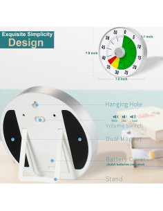 Temporizador de Cocina Lavigo LT21-TC 19 cm Visual Silencioso 2