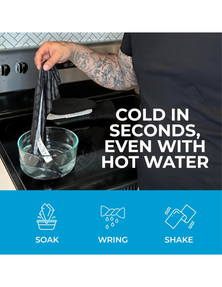 Toalla de Enfriamiento SHAKEitCOOL Grande Cielo de Alaska