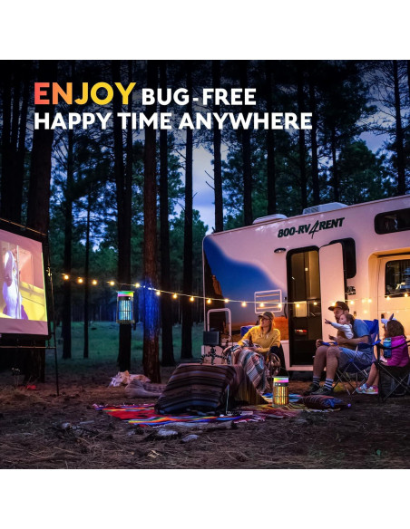 Zapper Solar de Insectos PhatroyYee 5-en-1 4200V Negro