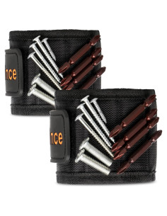 Conjunto de 2 Pulseras Magnéticas FanVince para Herramientas
