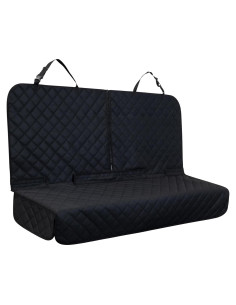 Funda de Asiento de Coche para Perros YOVEEKLE Todo Negro