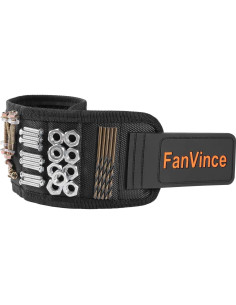 Conjunto de 2 Pulseras Magnéticas FanVince para Herramientas 2