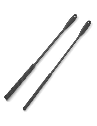 Cepillo Limpiador de Pajitas Purtribe 4 Pack Silicona 25.4 cm
