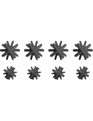 Cepillo Limpiador de Pajitas Purtribe 4 Pack Silicona 25.4 cm